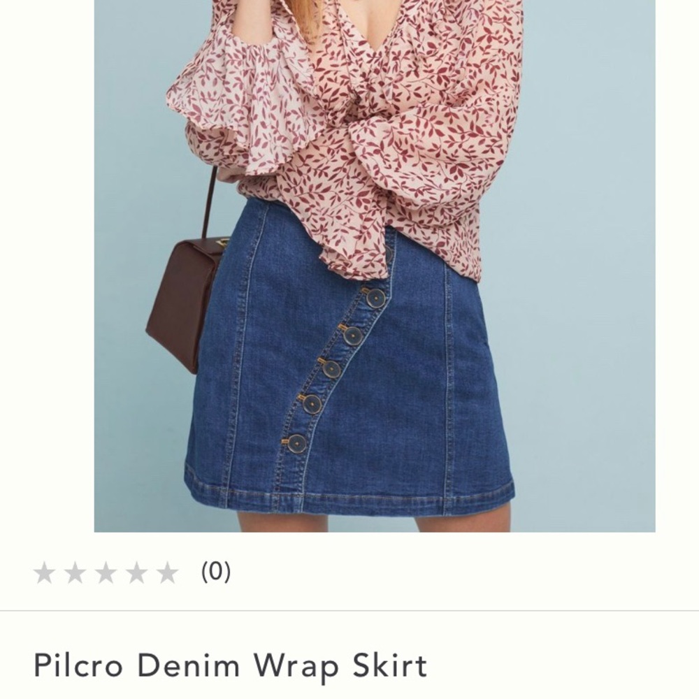 Anthropologie Pilcro Denim Skirt Size 4